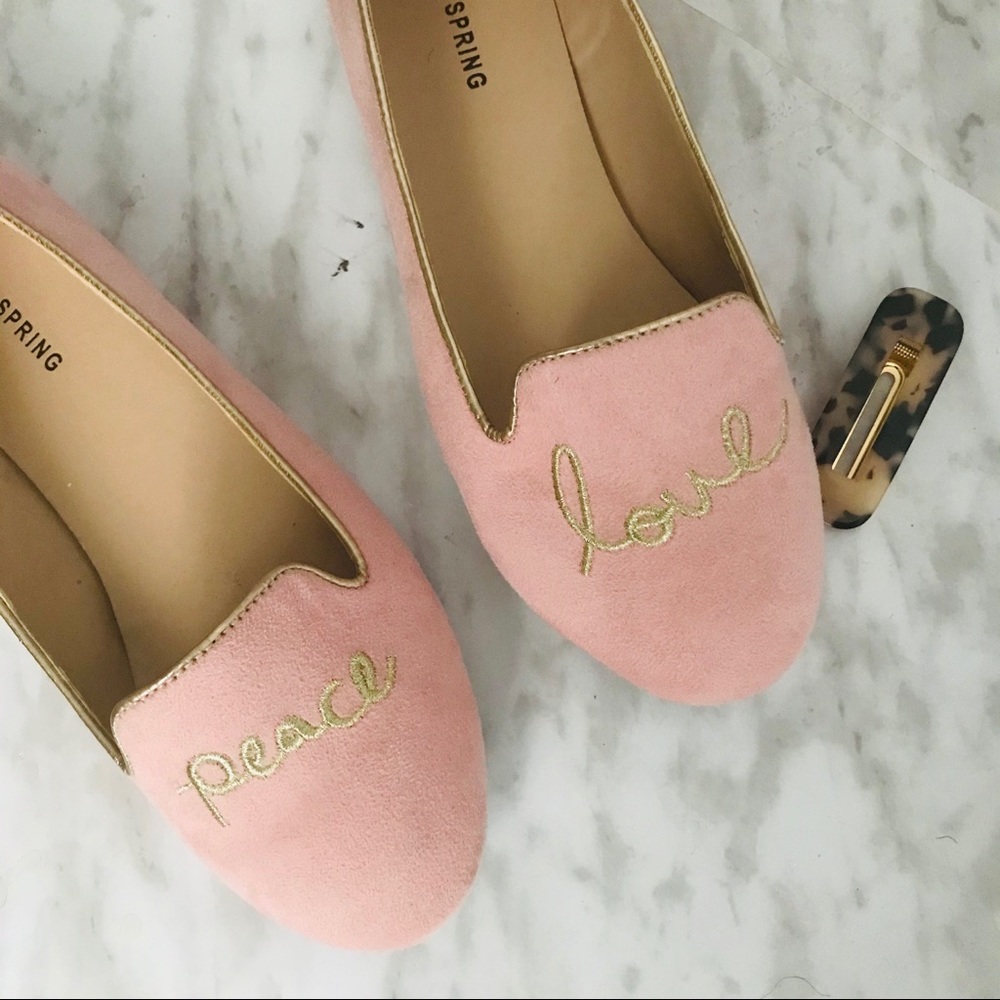 Call It Spring Peace and Love flats